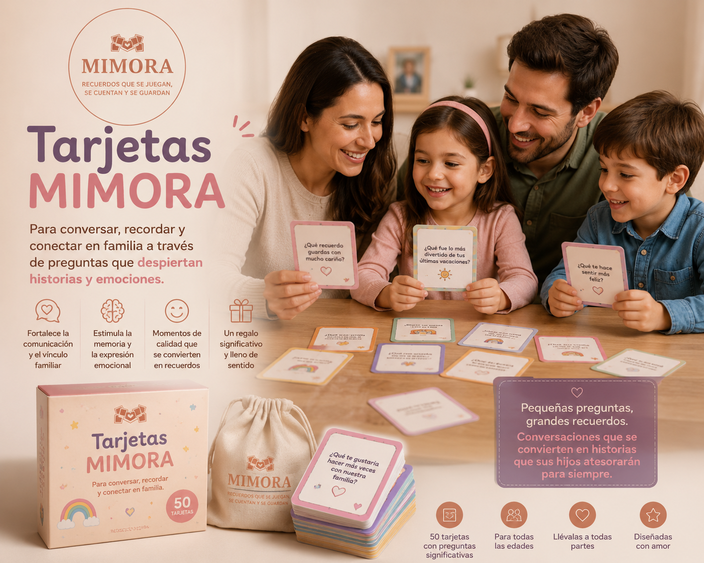 Tarjetas MIMORA